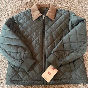 Levi's Green Quilted Women’s Jacket